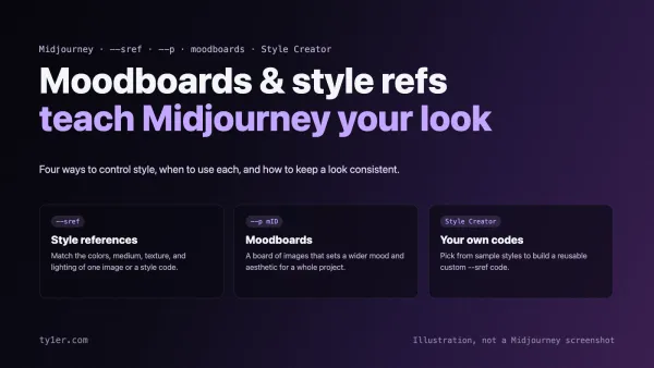 Midjourney Moodboards and Style References: A Complete Guide for Artists